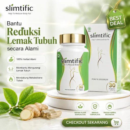 SLIMTIFIC – Kapsul Herbal Reduksi Lemak Alami